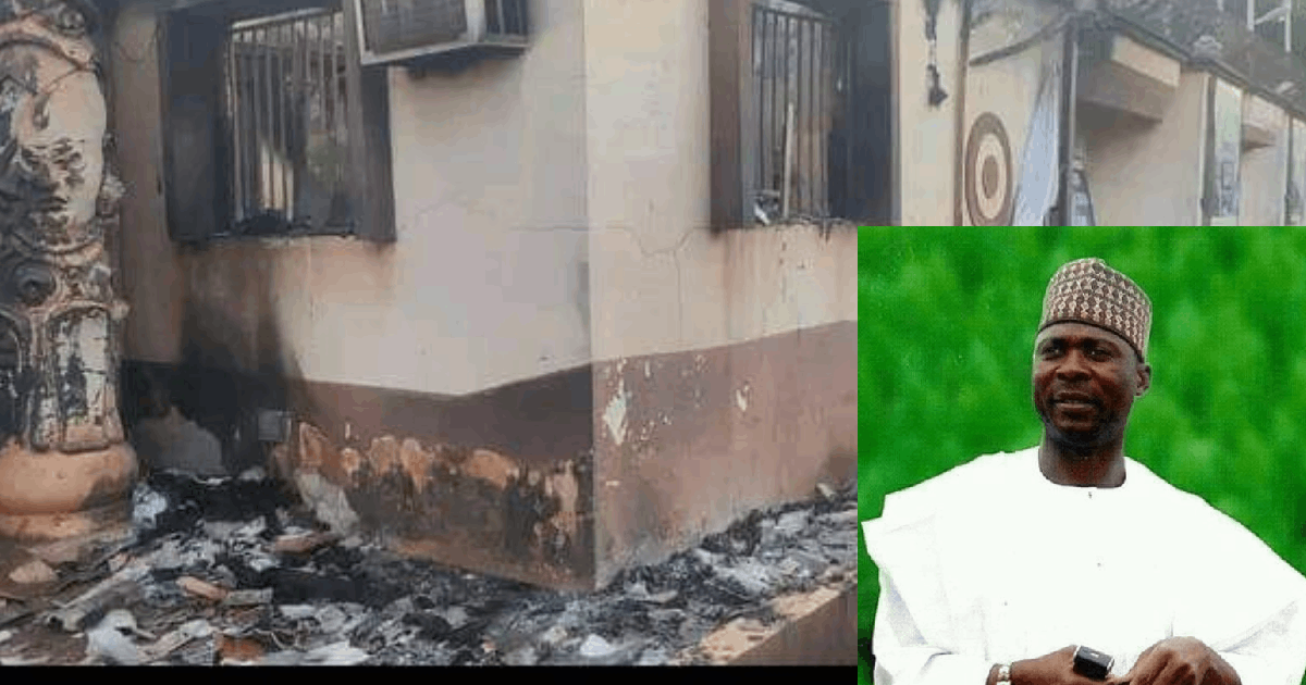 Senator Moro reacts as hoodlums set Young Alhaji’s House on fire in Otukpo