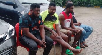 Kidnap kingpin, John Lyon, others paraded In Yenagoa (Photos)