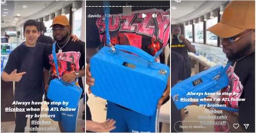 Reactions as Davido buys one bag for $2m (N1.4b)