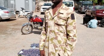 Man in soldier uniform defrauds residents in Nasarawa