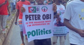 Peter Obi’s supporters shut down Ibadan