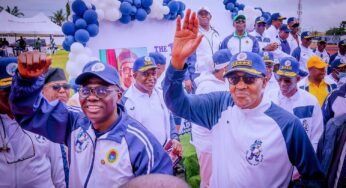 Buhari commissions Nigerian Navy Sports Complex in Lagos (PHOTOS)