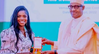 Buhari showers N20m on Tobi Amusan, others