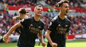 Jesus, Saliba, Vieira strike as Arsenal beat Brentford 3-0