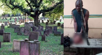 Ismail Adewuyi: Man storms cemetery, removes corpse’s head, intestines