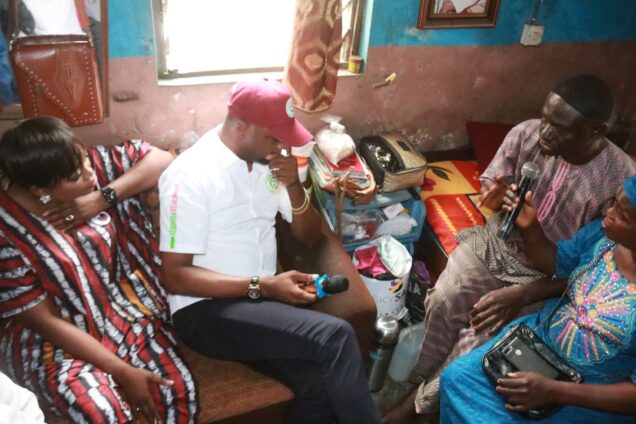 Lagos PDP guber candidate, Jandor, Funke Akindele visit victims of auctioned vehicles