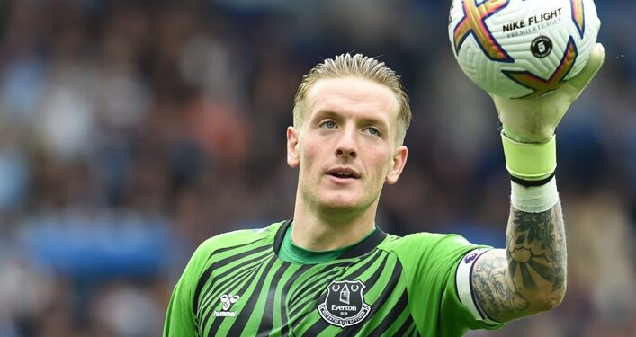 Jordan Pickford helps Everton draw against Liverpool