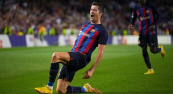 Lewandowski scores hat-trick as Barcelona thrash Viktoria Plzen 5-1