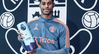 Rashford named Premier League Player of the Month