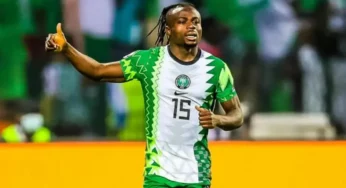 NIgeria vs Guinea-Bissau: Idoma-born Simon Moses named Man of the Match