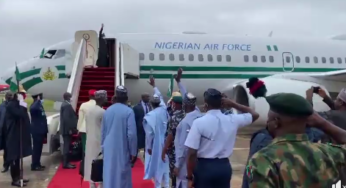 Buhari departs Nigeria for last UN General Assembly as President (Photos)