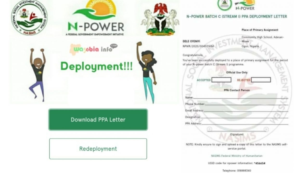 NPower Batch C PPA Deployment Letter: How to download your Npower PPA letter