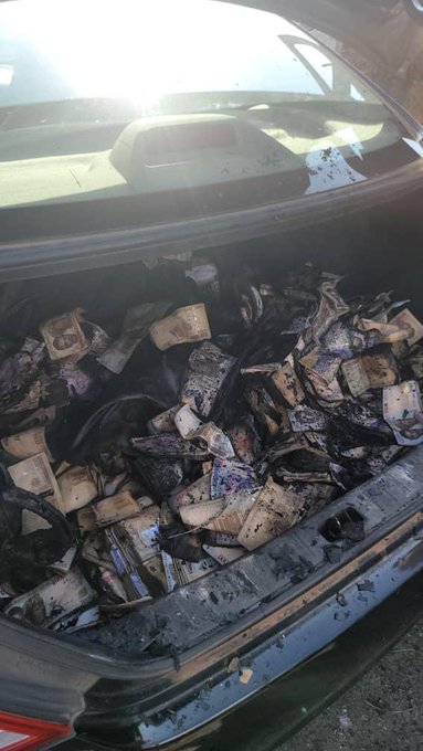 Photo news: Police escort, others burnt to death in Kebbi bullion van accident