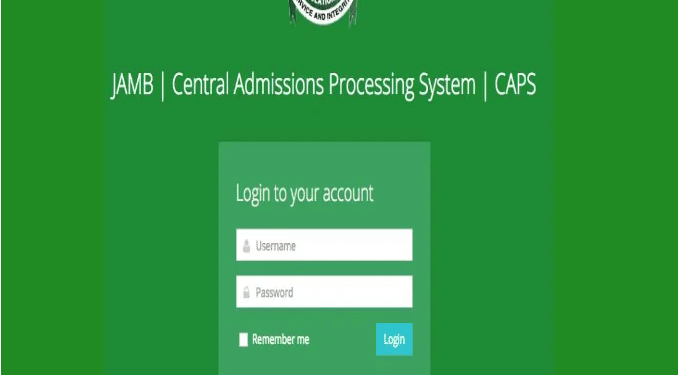 JAMB CAPS Portal 2022 Login Link | Accept or Reject JAMB Admission Status