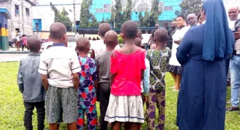 ‘Rev Sister’ caught with 15 children, says I bought them for N50,000 each