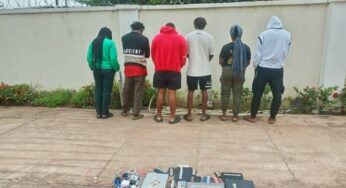 EFCC arrests six suspected internet fraudsters in Benue