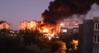 Fighter jet crashes into Russian building in Yeysk