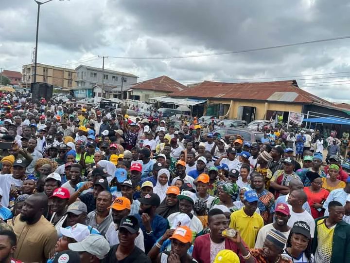 BREAKING: Tinubu/Shettima supporters hold 5 million man solidarity walk in Lagos