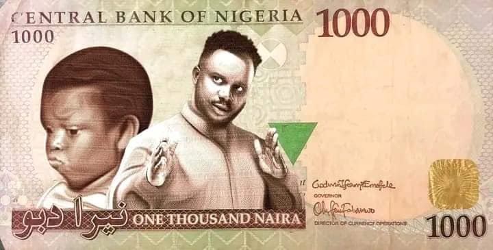 Portable, Pawpaw, Sabinus appear on mock redesigned naira notes (Photos)