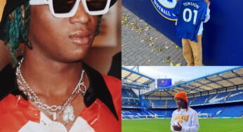 “I’m signed to Chelsea already” – Bella Shmurda says during visit to Stanford Bridge