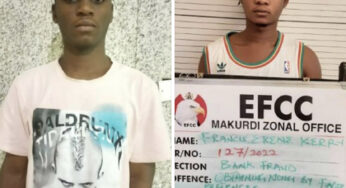 Two bag jail term in Benue over internet fraud