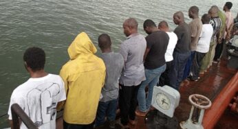 Oil Theft: Navy hands over suspects, vessels, crew to EFCC