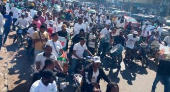 Peter Obi supporters hold rally in Delta 