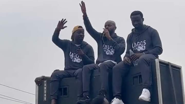 Fuji singers, Pasuma Malaika, Atawewe perform at Tinubu’s rally in Lagos