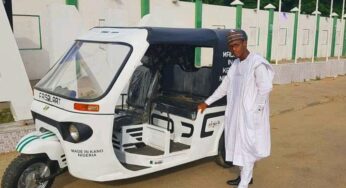 Kano man builds tricycle “Keke” from scratch (Photos)