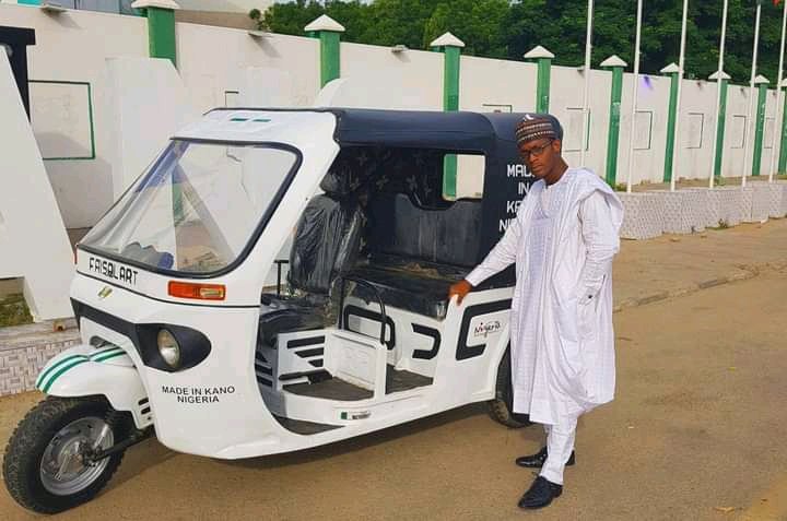 Kano man builds tricycle “Keke” from scratch (Photos)