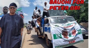 Thousands turn up for Peter Obi rally in Bauchi