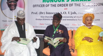 Faces at the reception in honour of Prof. Ujah as he bags national award