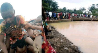 Young boy swept away by flood recovered alive three days after in Benue