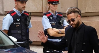 Neymar arrives in court for trial over Barcelona transfer