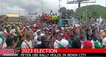 Benin shutdown for Peter Obi rally