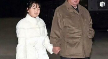 Kim Jong Un steps out with daughter for missile launch