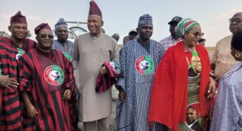 Peter Obi’s wife joins Labour Party’s campaign in Benue (Photos)