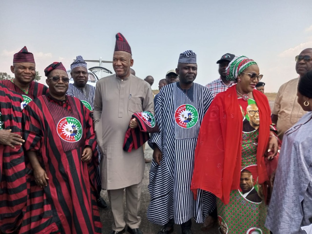 Peter Obi’s wife joins Labour Party’s campaign in Benue (Photos)