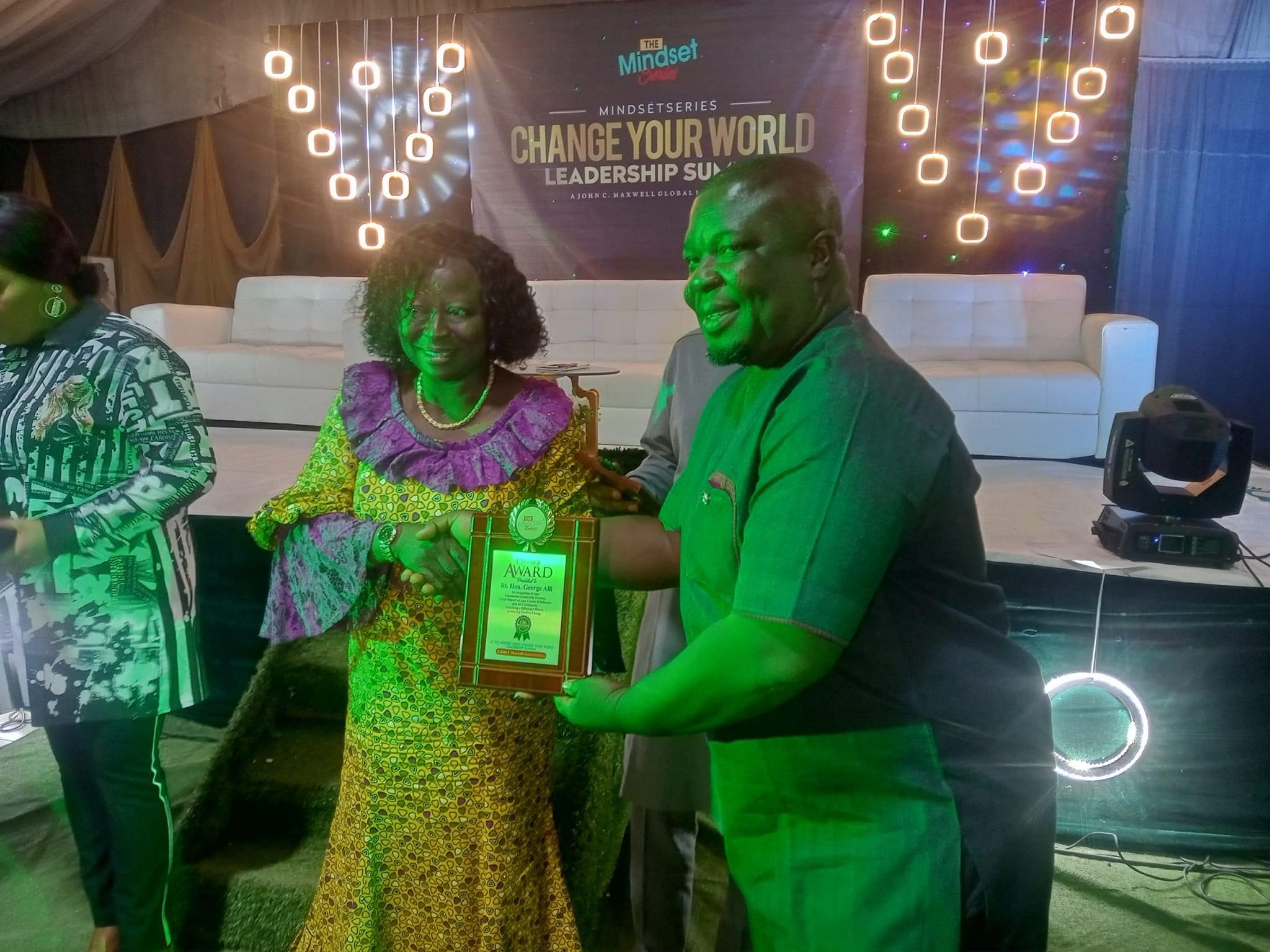 George Alli honoured with mindset series award