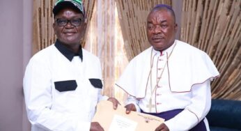 Ortom honours Benue-born Methodist Prelate, Oliver Aba