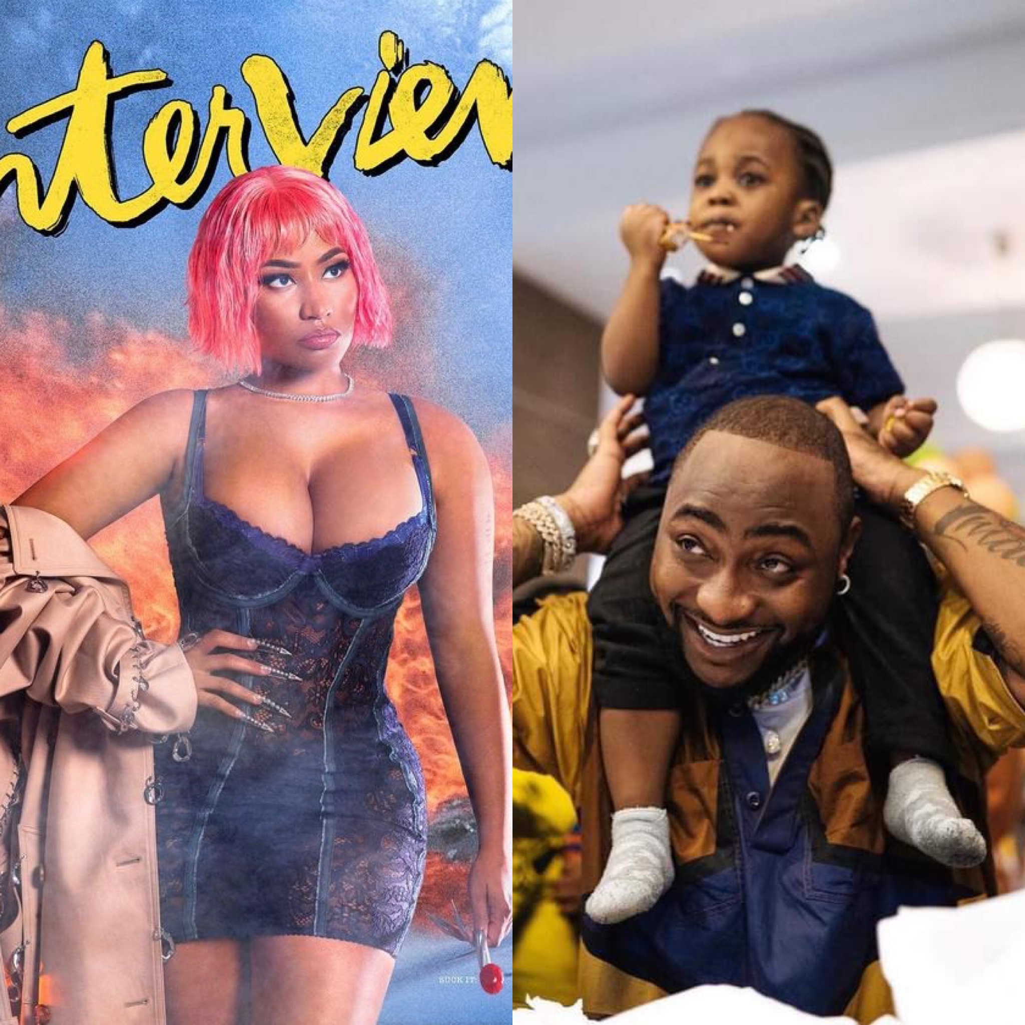 Ifeanyi: Nicki Minaj sends condolence message to Davido, Chioma