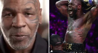 Mike Tyson goes viral again for reacting to Deontay Wilder’s prime vs prime claim