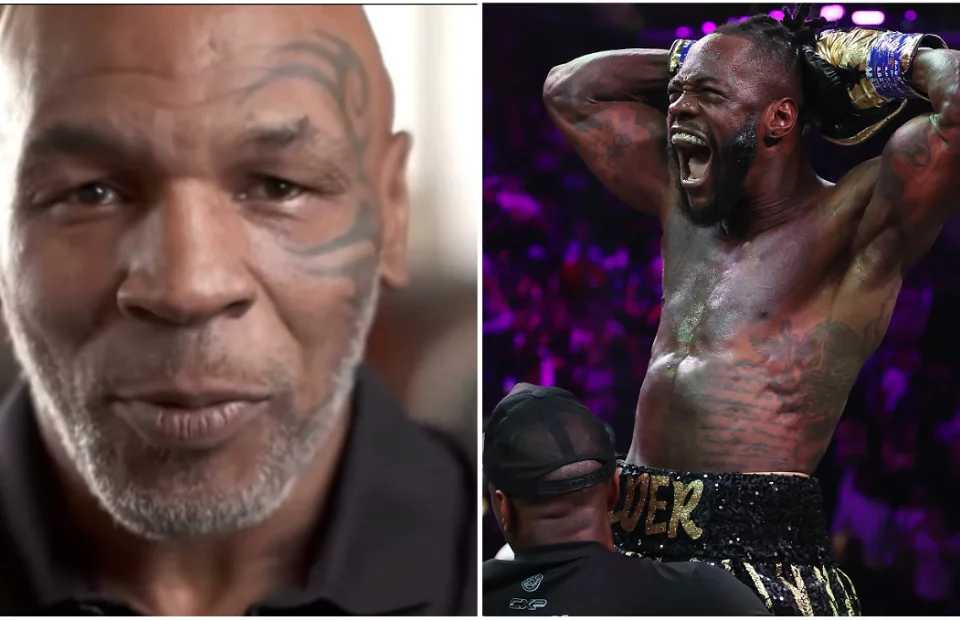 Mike Tyson goes viral again for reacting to Deontay Wilder’s prime vs prime claim