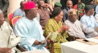 2023: Tinubu, CAN leaders meet in Abuja (Photos)