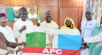 After 23 years, top PDP Chieftain dumps party for APC in Yobe