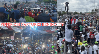 Highlights Of Peter Obi’s Rally That Shut Down Benin City (WATCH)