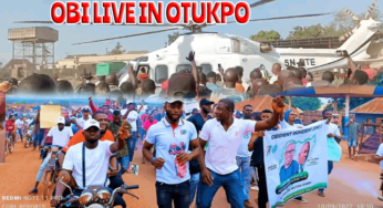 Watch how Otukpo people reacted when they saw Peter Obi