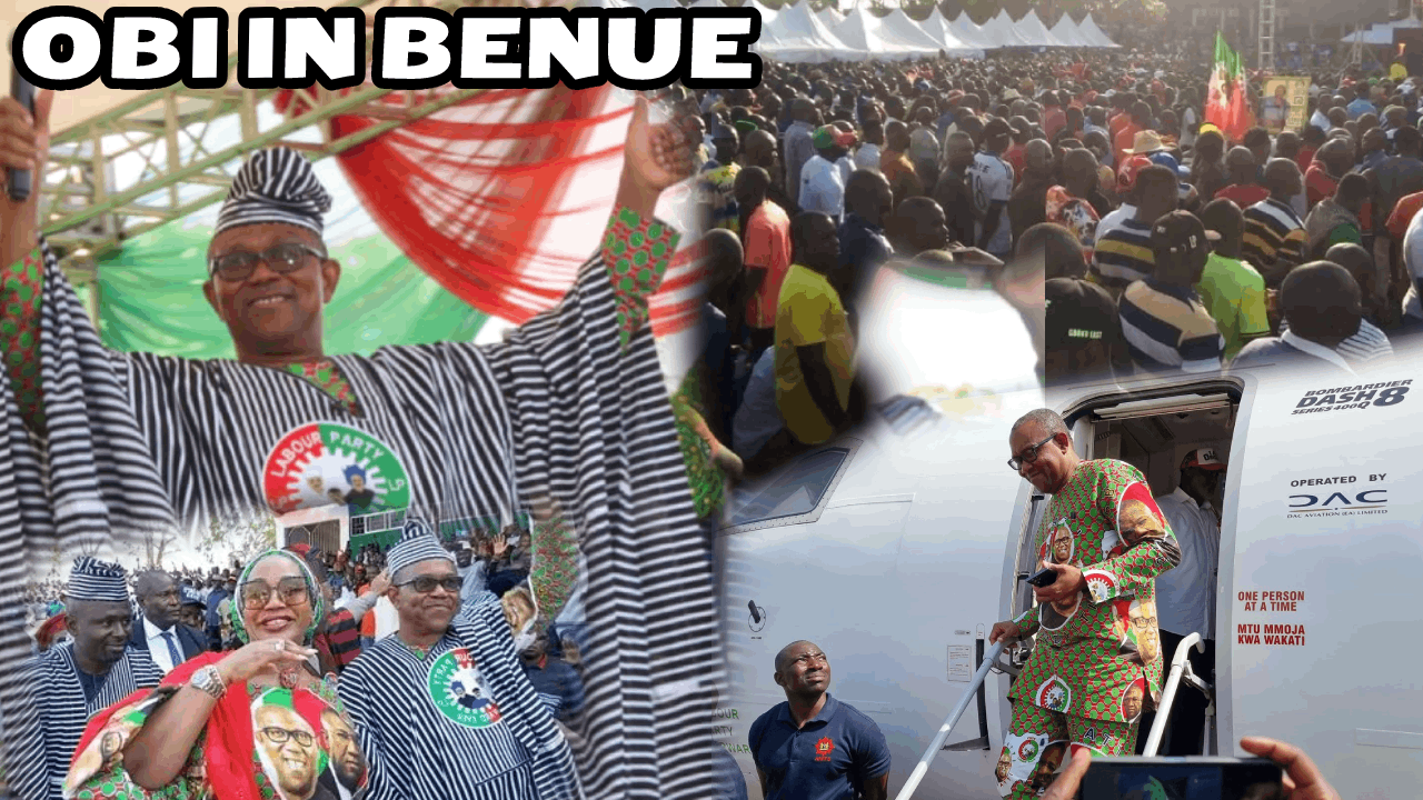 Highlights of Peter Obi’s Rally in Benue (WATCH)