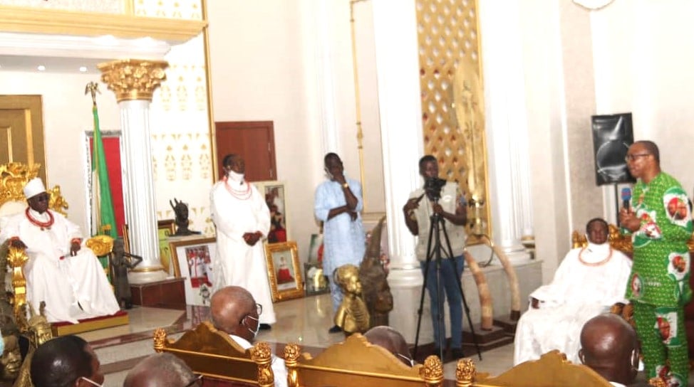 What Oba of Benin told Peter Obi in his palace