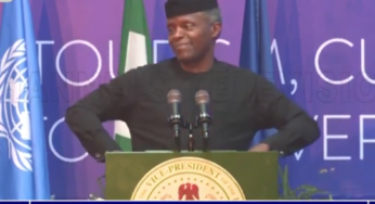 Osinbajo dances, sings Kizz Daniel’s ‘Buga’ at UN event (Video)